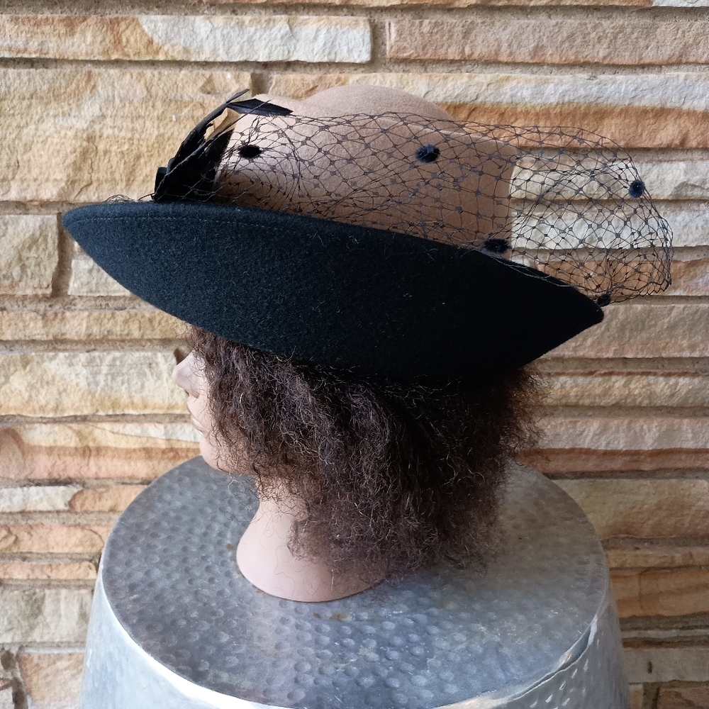Vintage Michael Howard Mr Charles 100% Wool Ladies Hat - Picture 4 of 12